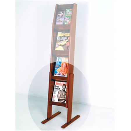 WOODEN MALLET Slope Optional Floor Stand for 4H Slope Displays in Mahogany WO599382